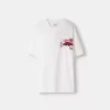 Camiseta oversize estampada de manga corta Off white