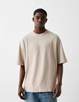 Camiseta oversize manga corta Grey