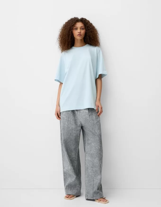 Camiseta oversize manga corta Blue Camiseta oversize manga corta Blue