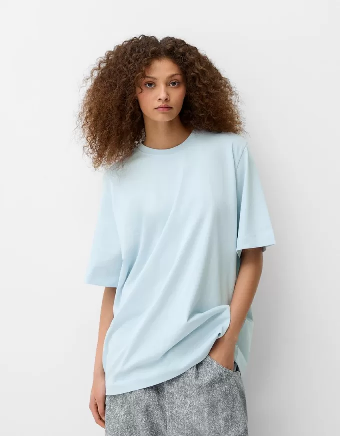 Camiseta oversize manga corta Blue Camiseta oversize manga corta Blue