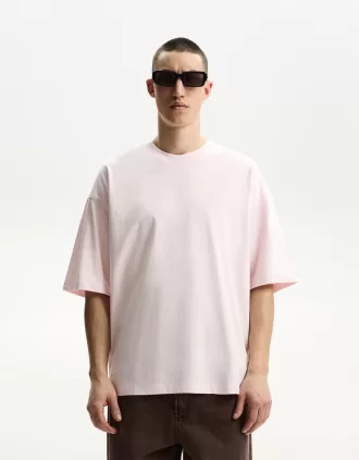 Camiseta oversize manga corta Pink