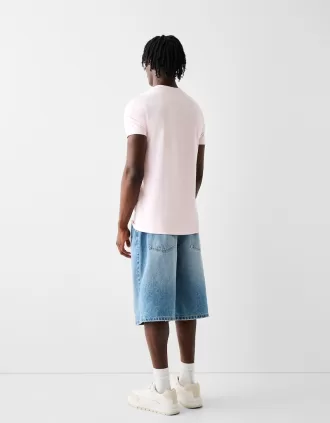 Camiseta regular fit de manga corta Pink