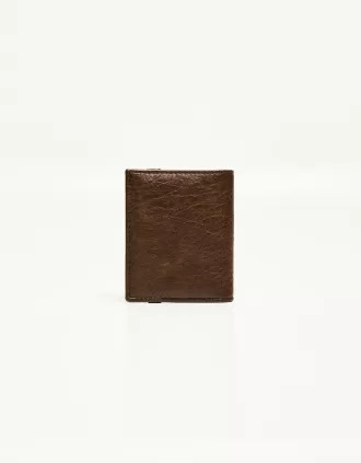 Cartera con cierre elástico Brown