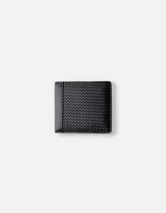Cartera trenzada Black