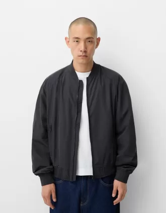 Cazadora bomber ligera Dark grey