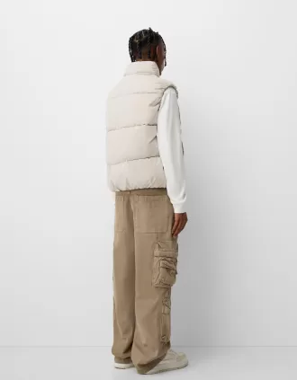 Chaleco acolchado Cream