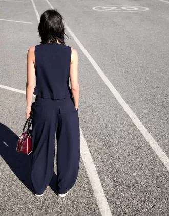 Chaleco ajustado Navy