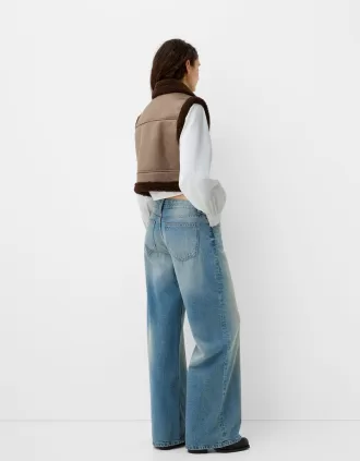 Chaleco de doble cara Brown