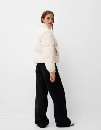 Chaqueta acolchada Cream