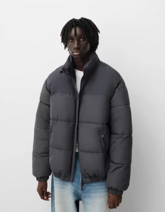 Chaqueta acolchada Dark grey