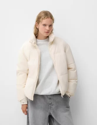 Chaqueta acolchada Cream