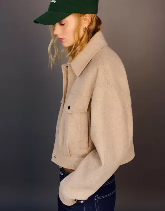 Chaqueta camionero Camel