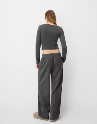 Chaqueta con top y botones. Dark grey