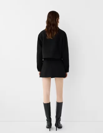 Chaqueta corta suave Black