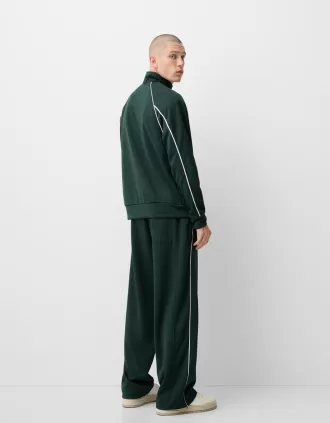 Chaqueta interlock bordada Green