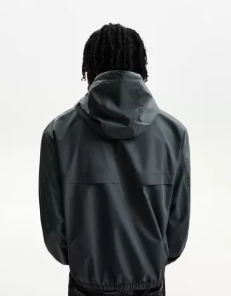 Chaqueta técnica con capucha Dark grey