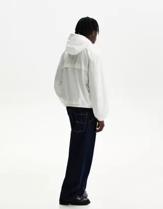 Chaqueta técnica con capucha White