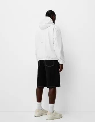 Chaqueta técnica con capucha White