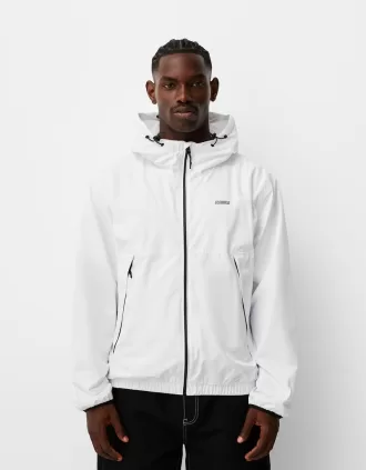 Chaqueta técnica con capucha White