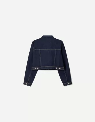 Chaqueta vaquera corta Navy