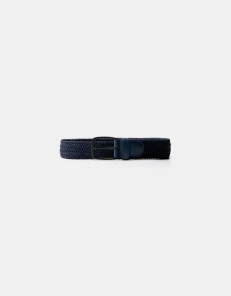 Cinturón trenzado Navy