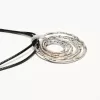 Collar de cordón con colgante Silver