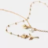 Collar largo de rosas Gold Collar largo de rosas Gold