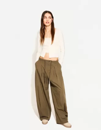 Conjunto cárdigan y top Cream