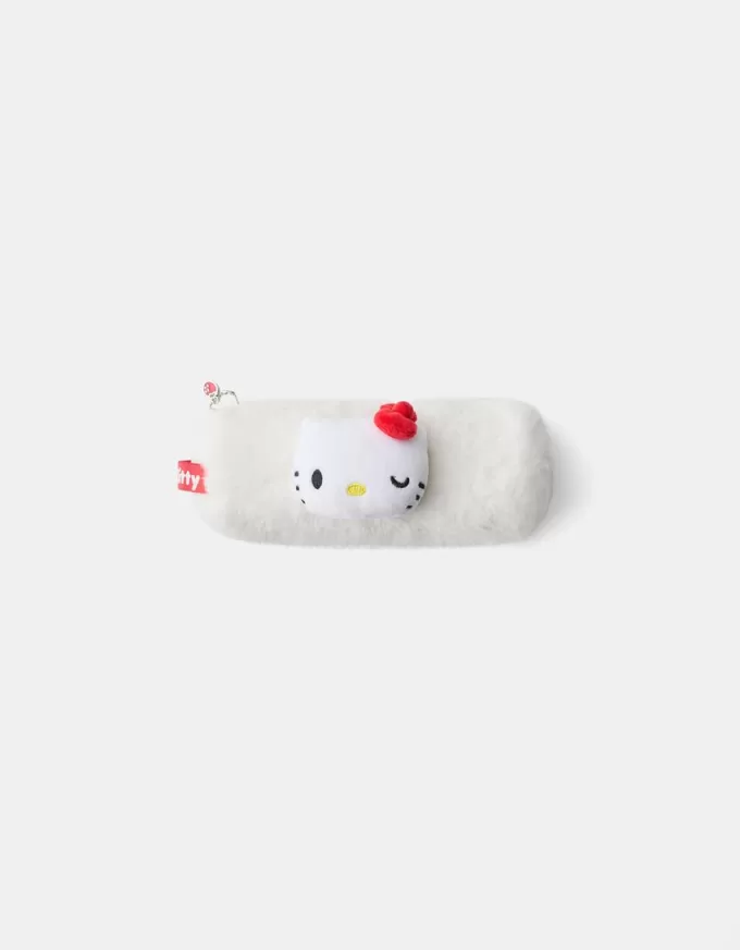 Estuche peluche Hello Kitty Mania White