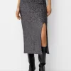 Falda midi de lentejuelas Grey