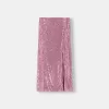 Falda midi de lentejuelas Pink