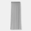 Falda midi de malla brillante Silver