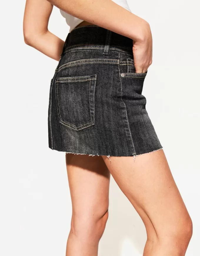 Falda pantalón vaquera Black