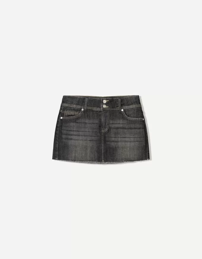 Falda pantalón vaquera Black
