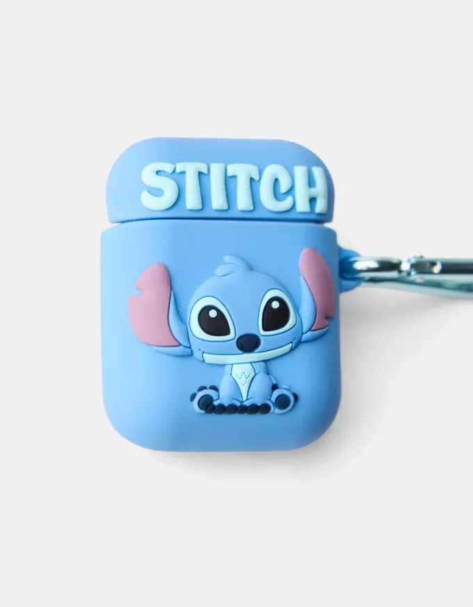 Funda para AirPods Lilo y Stitch Blue