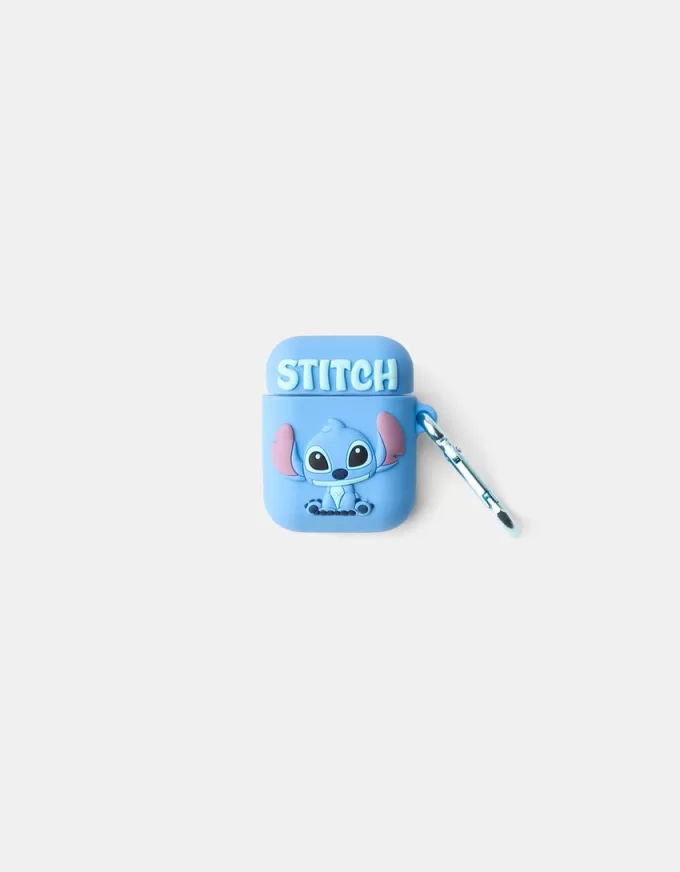 Funda para AirPods Lilo y Stitch Blue