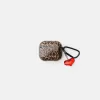Funda para AirPods con estampado animal Brown