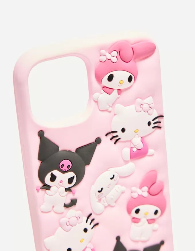 Funda para iPhone Hello Kitty y sus amigos Pink