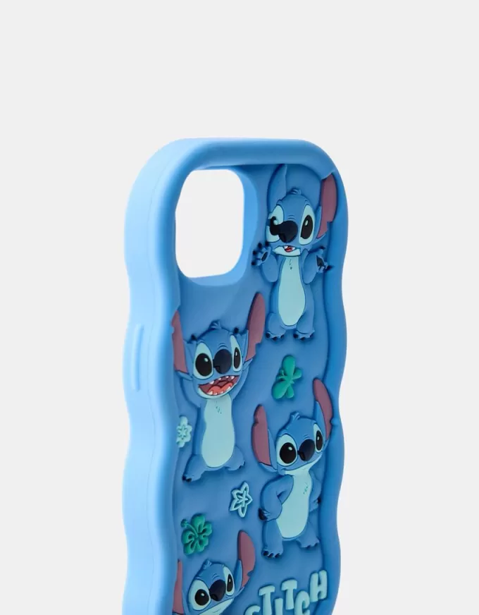 Funda para iPhone Lilo y Stitch Blue
