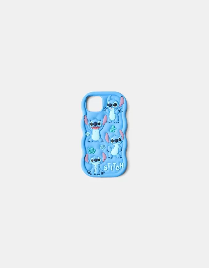 Funda para iPhone Lilo y Stitch Blue