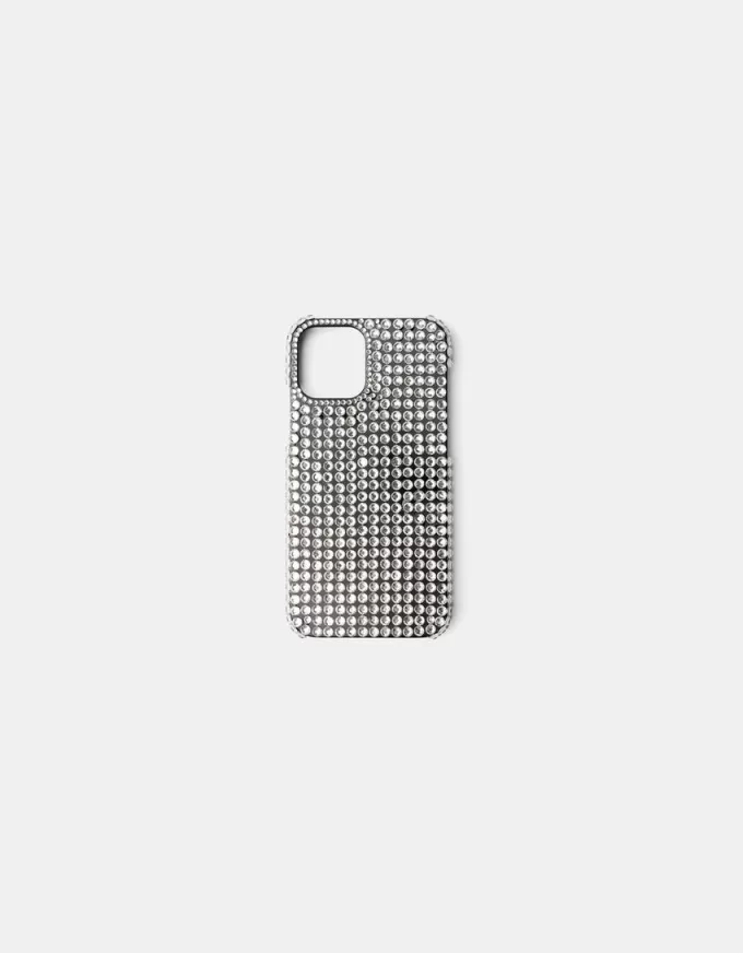 Funda para iPhone adornada con strass Black Funda para iPhone adornada con strass Black
