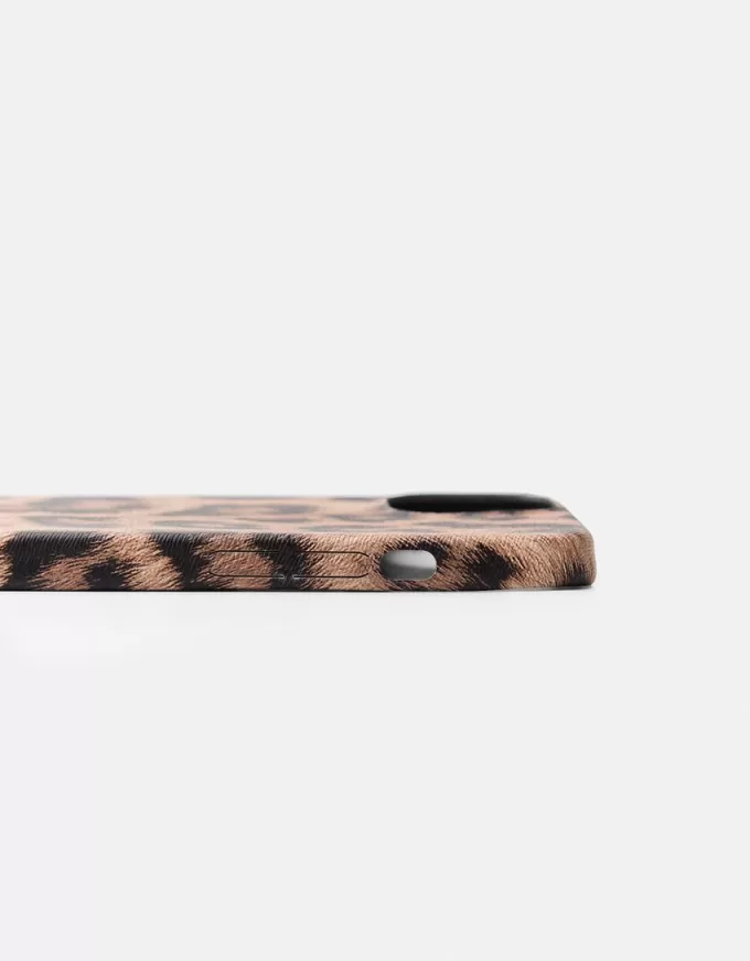 Funda para iPhone con estampado animal Brown