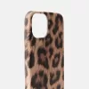 Funda para iPhone con estampado animal Brown