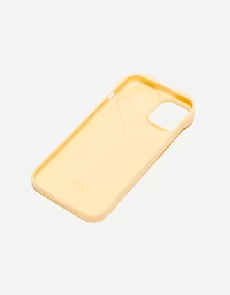 Funda para iPhone con forma de corazón Beige
