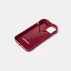Funda para iPhone con forma de corazón Burgundy