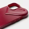 Funda para iPhone con forma de corazón Burgundy