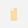 Funda para iPhone con forma de corazón Beige