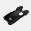 Funda para iPhone con material de sudadera Kuromi Black