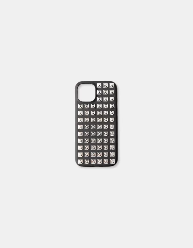 Funda para iPhone con tachuelas Silver