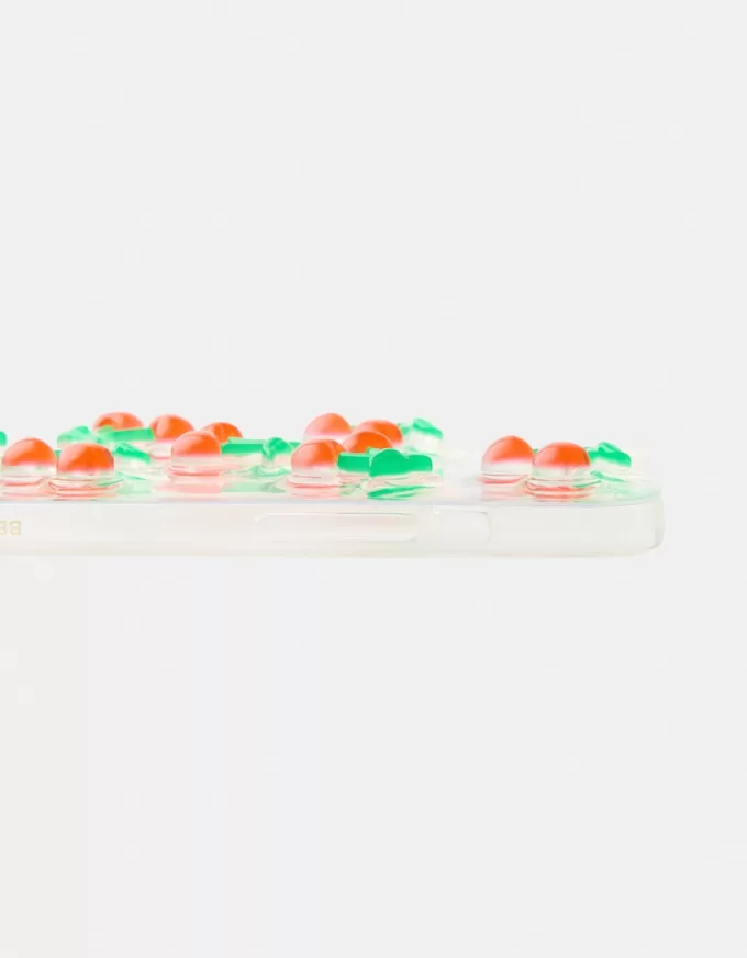 Funda para móvil cereza en relieve Red